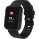 Forever ForeVigo SW-300 42mm Smartwatch με Παλμογράφο - Χρώμα: Μαύρο