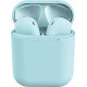 inPods 12 Earbud Bluetooth Handsfree Ακουστικά με Αντοχή στον Ιδρώτα και Θήκη Φόρτισης - Χρώμα: Γαλάζιο