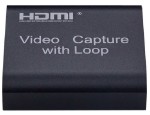 Video Card Capture HDMI Video Capture With Loop Out USB 2.0 Black B09PG7K4KK