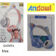 Andowl Q-EM51 Ασύρματα / Ενσύρματα On Ear Ακουστικά - Χρώμα: Μπλε