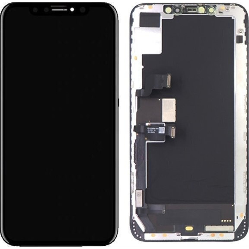 Incell Οθόνη LCD HD+ με Μηχανισμό Αφής HWY για iPhone XS Max - Χρώμα: Μαύρο