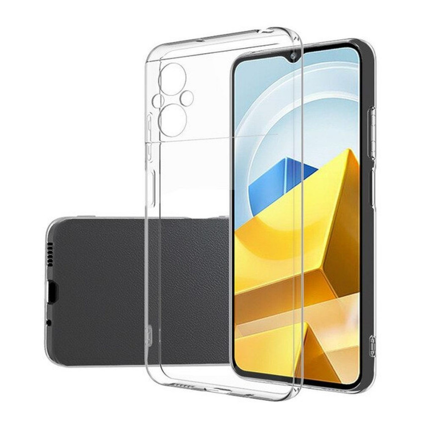 Θήκη Πλάτης Σιλικόνης Απλή για Xiaomi Poco M5 Διάφανο