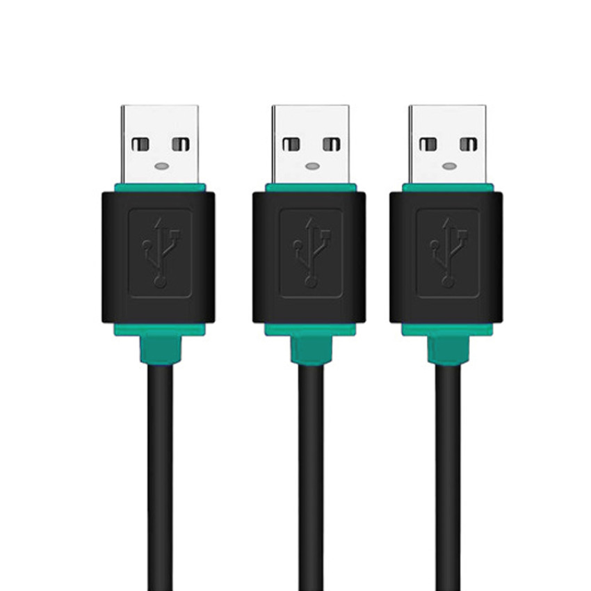 SGL Καλώδιο Μετατροπ΄΄εας USB-A Male σε 2x USB-A Male 0.5m 99013 - Χρώμα: Μαύρο