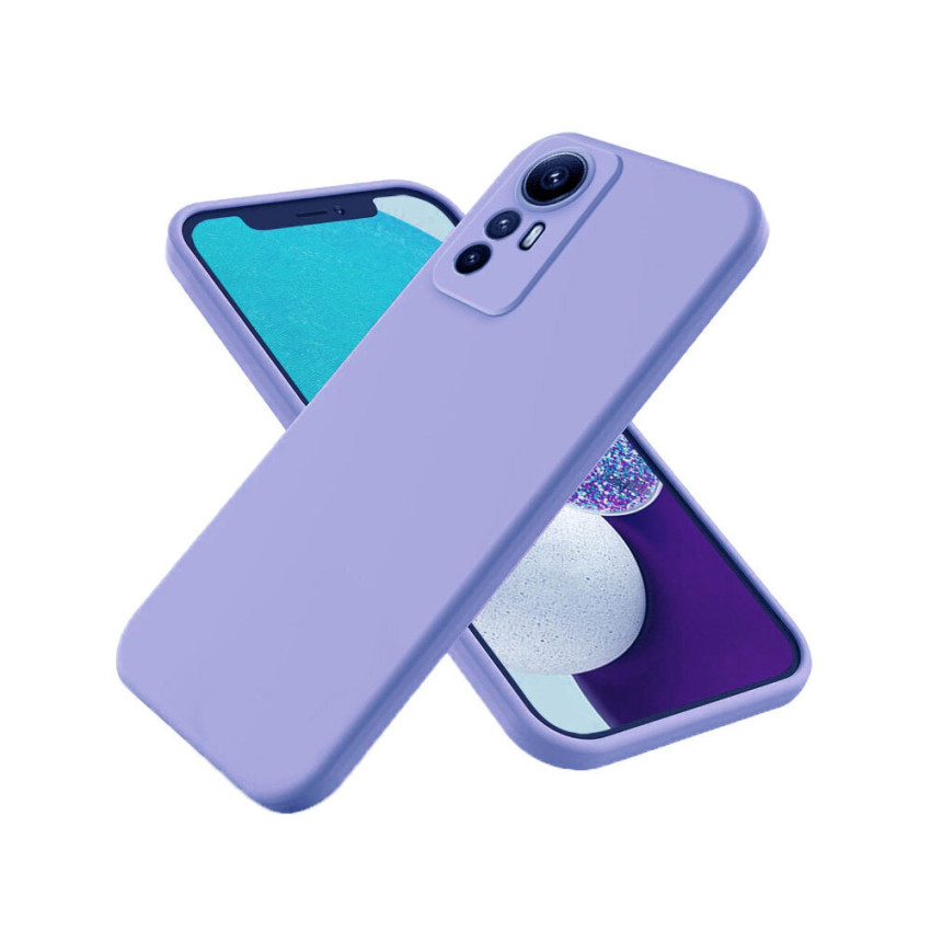Θήκη Πλάτης Σιλικόνης Soft για Xiaomi Redmi Note 12S - Χρώμα: Λιλά