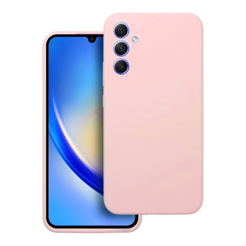 Θήκη Πλάτης Σιλικόνης Soft για Samsung Galaxy A04S - Χρώμα: Απαλό Ροζ