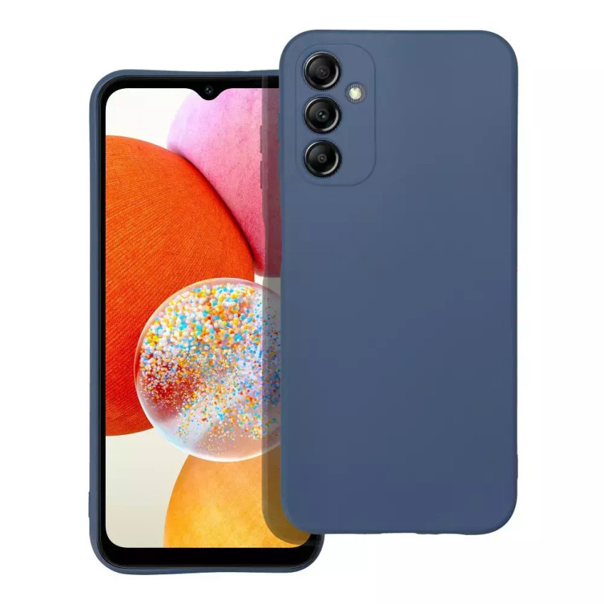 Θήκη Πλάτης Σιλικόνης Soft για Samsung Galaxy A14 - Χρώμα: Απαλό Μπλέ