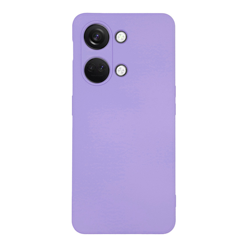 Θήκη Πλάτης Σιλικόνης Soft για Oneplus Nord 3 - Χρώμα: Λιλά