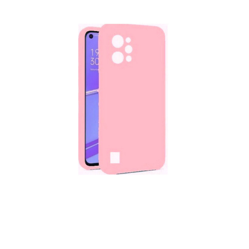 Θήκη Πλάτης Σιλικόνης Απλή για Realme C31 - Χρώμα: Ρόζ
