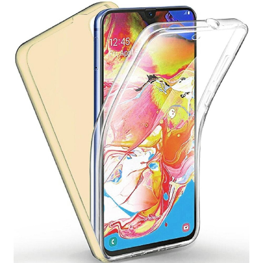 Θήκη Μπρος/Πίσω 360° για Xiaomi Redmi Note 8 - Χρώμα: Κρέμ
