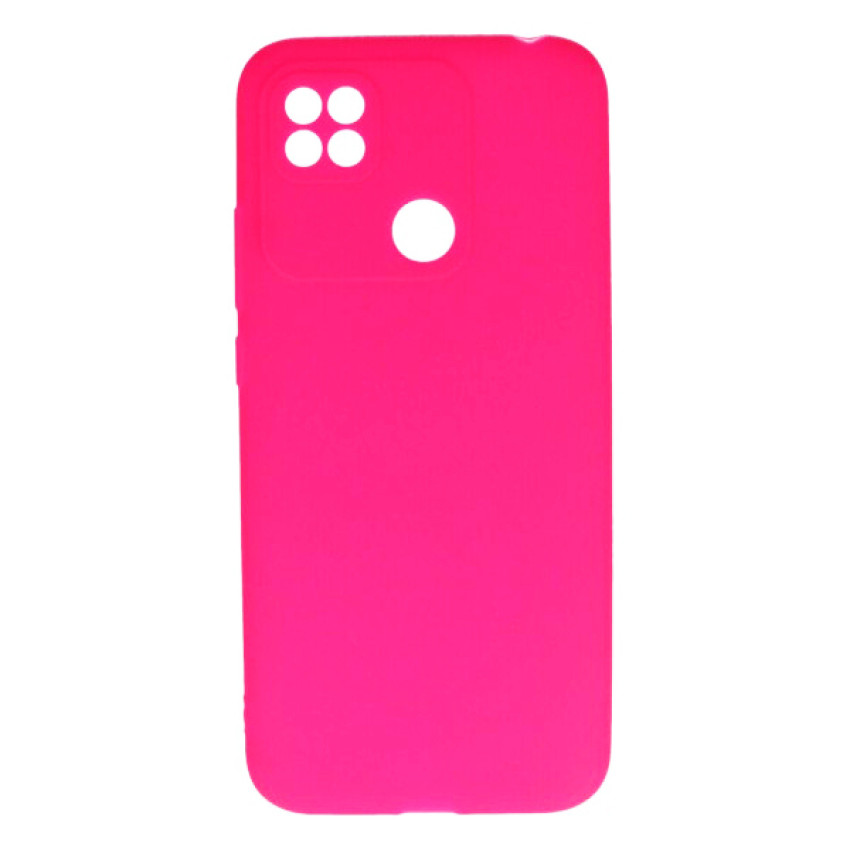 Θήκη Πλάτης Σιλικόνης Απλή για Xiaomi Redmi 9C - Χρώμα: Φούξια