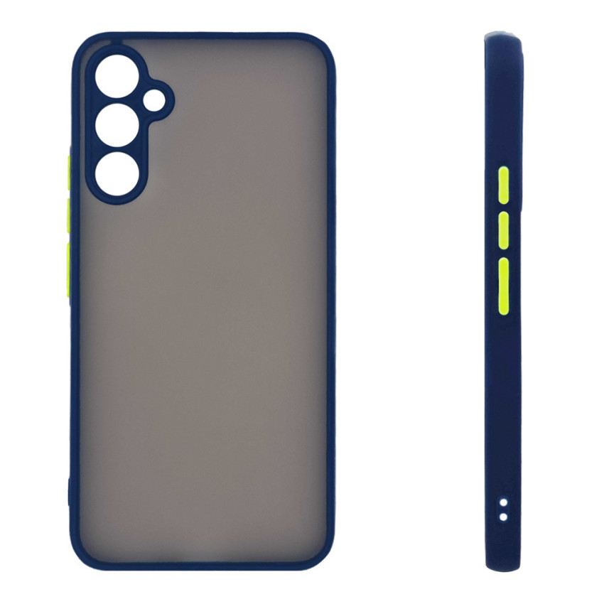 Πλαστική Σκληρή Θήκη Πλάτης Matte για Samsung Galaxy S23 - Χρώμα: Σκούρο Μπλέ