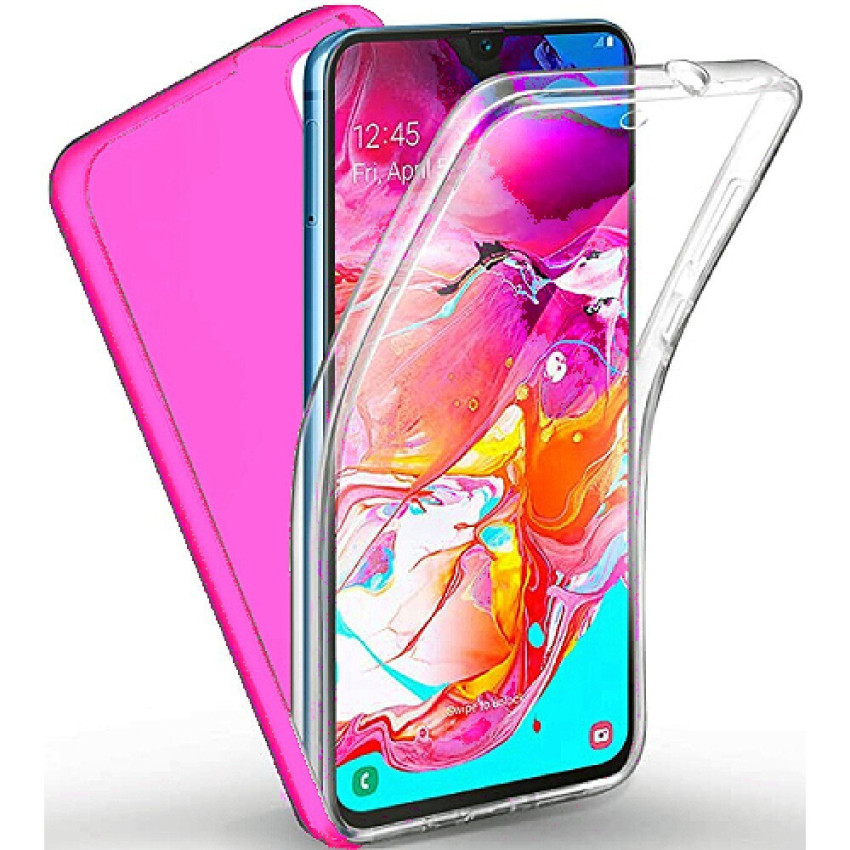 Θήκη Μπρος/Πίσω 360° για Huawei P40 Lite - Χρώμα: Φούξια