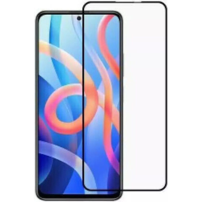 Premium Full Cover Full Glue Tζαμάκι Προστασίας Οθόνης για Xiaomi Redmi Note 13 Pro Plus - Χρώμα: Μαύρο