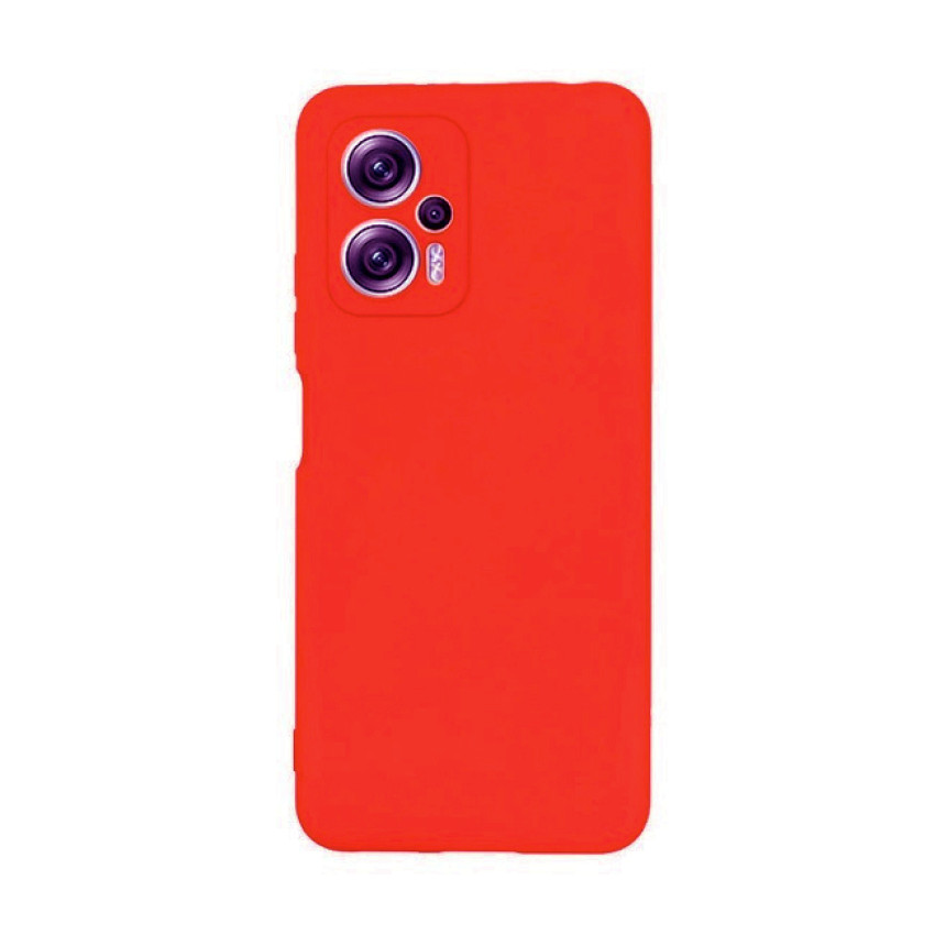 Θήκη Πλάτης Σιλικόνης Soft για Xiaomi Poco X4 GT - Χρώμα: Φωσφοριζέ Πορτοκαλί