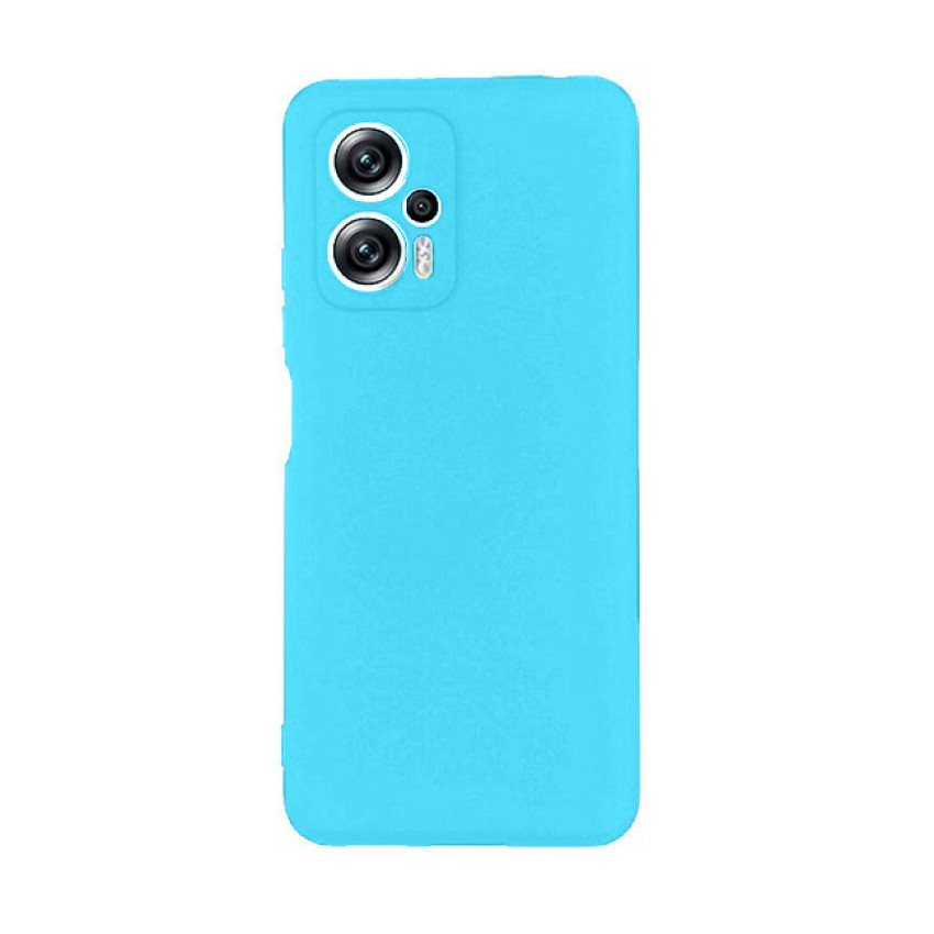 Θήκη Πλάτης Σιλικόνης Soft για Xiaomi Poco X4 GT - Χρώμα: Γαλάζιο
