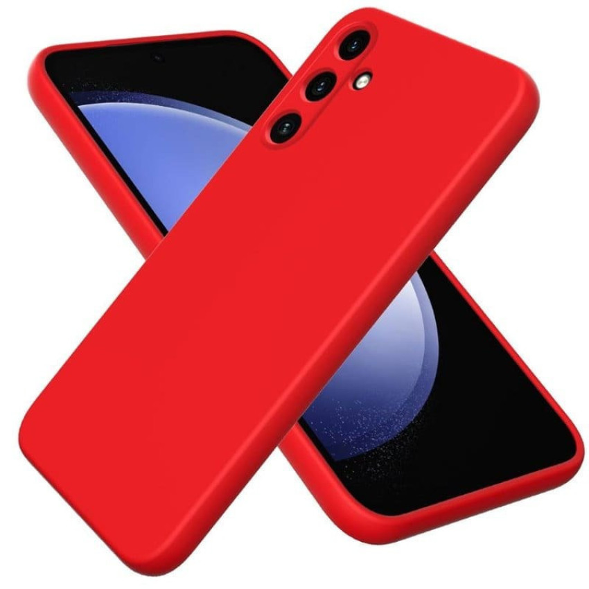 Θήκη Πλάτης Σιλικόνης Soft για Galaxy A16 5G - Χρώμα: Κόκκινο