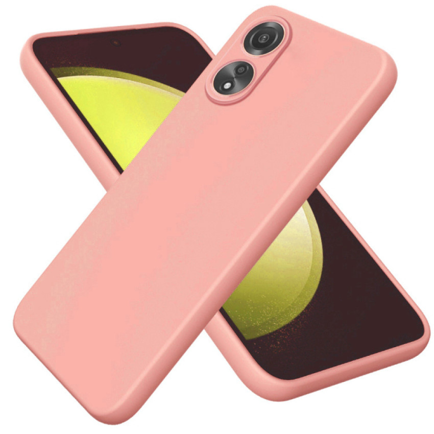 Θήκη Πλάτης Σιλικόνης Απλή για TCL 50 5G /  50 XE / 50 XE NXTPAPER 5G - Χρώμα: Ροζ