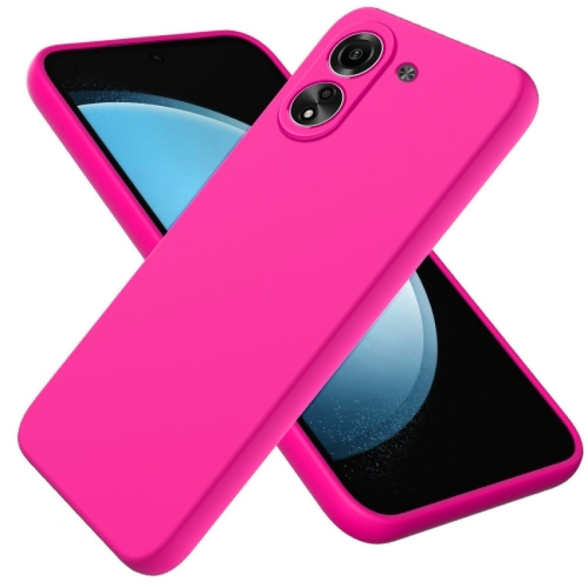 Θήκη Πλάτης Σιλικόνης Απλή για Xiaomi Poco X7 Pro - Χρώμα: Φούξια