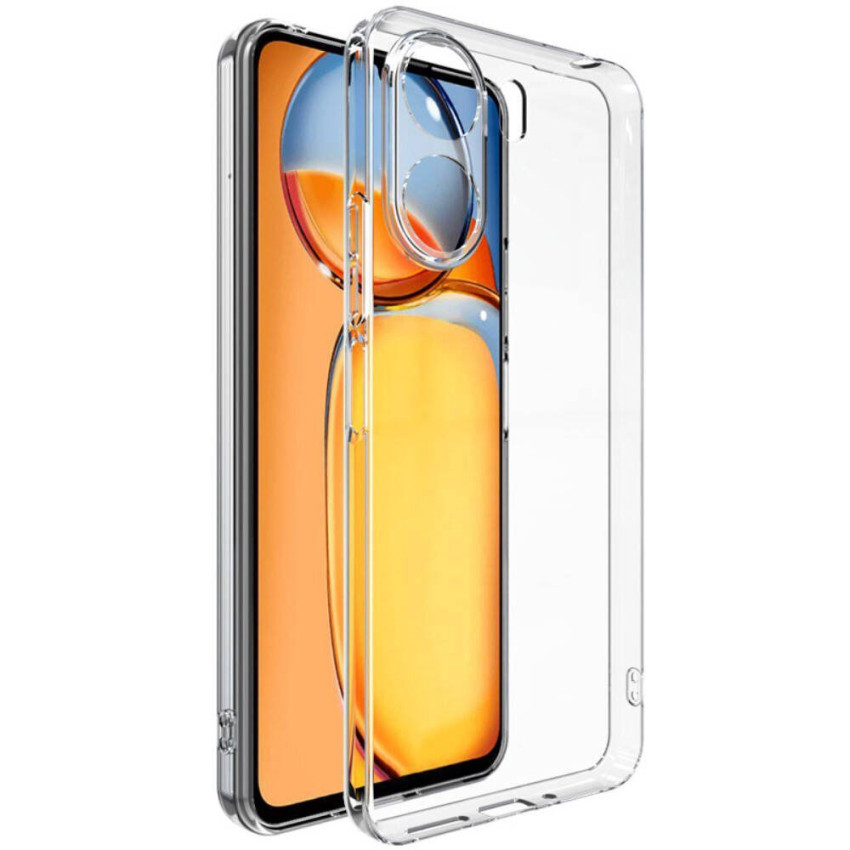 Θήκη Πλάτης Σιλικόνης Απλή για Xiaomi Redmi A5 - Χρώμα: Διάφανο