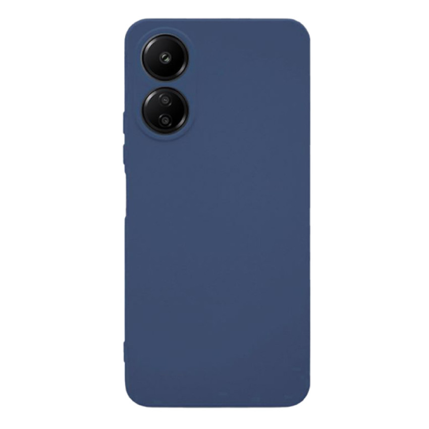 Θήκη Πλάτης Σιλικόνης Soft για Oppo Reno8T 4G - Χρώμα: Σκούρο Μπλέ