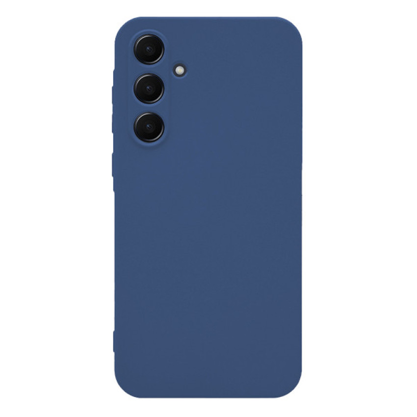 Θήκη Πλάτης Σιλικόνης Soft για Samsung Galaxy S24 - Χρώμα: Σκούρο Μπλε