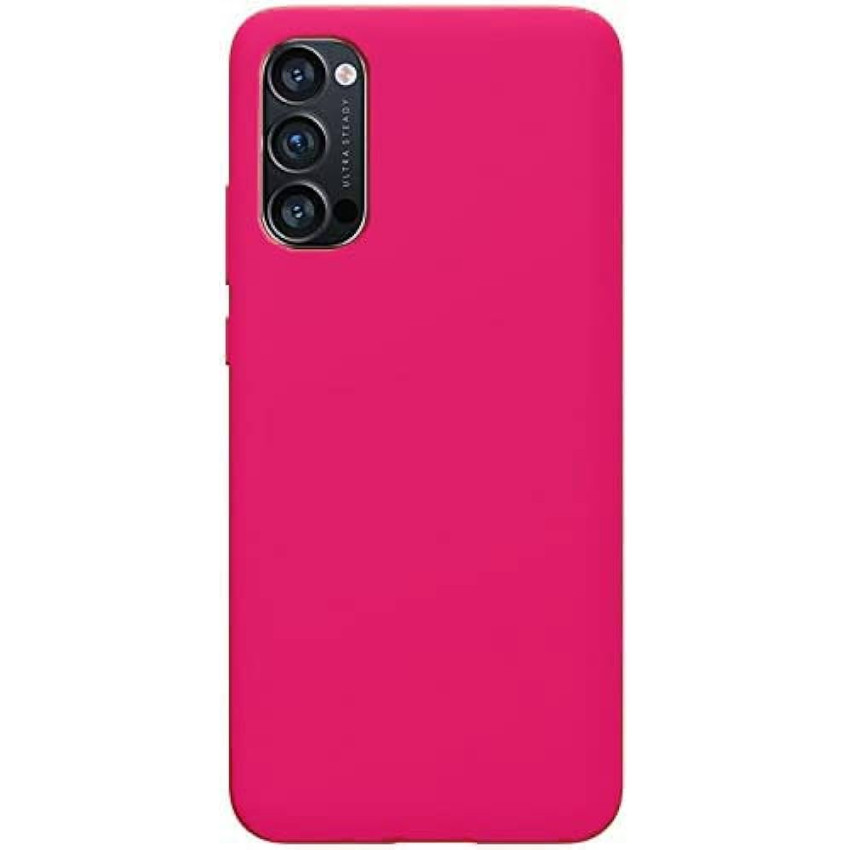 Θήκη Πλάτης Σιλικόνης Soft για Oppo Reno 4 5G - Χρώμα: Φούξια