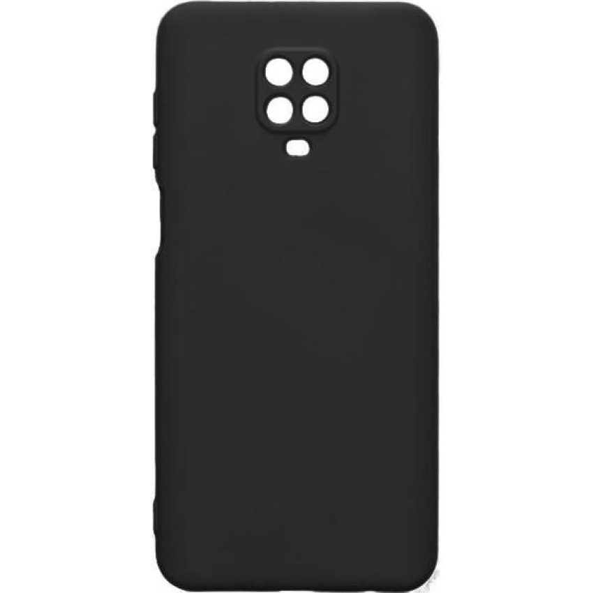 Θήκη Πλάτης Σιλικόνης Soft HQ για Xiaomi Redmi Note 9 Pro Χρώμα: Μαύρο