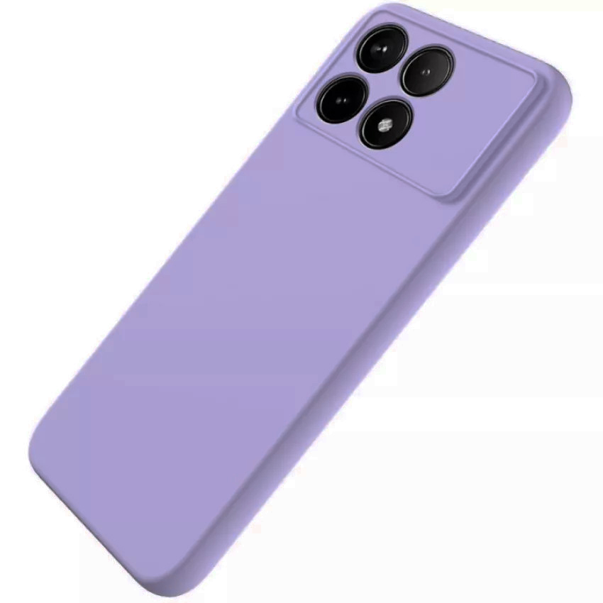 Θήκη Πλάτης Σιλικόνης Soft για Xiaomi Poco X6 Pro - Χρώμα: Λιλά