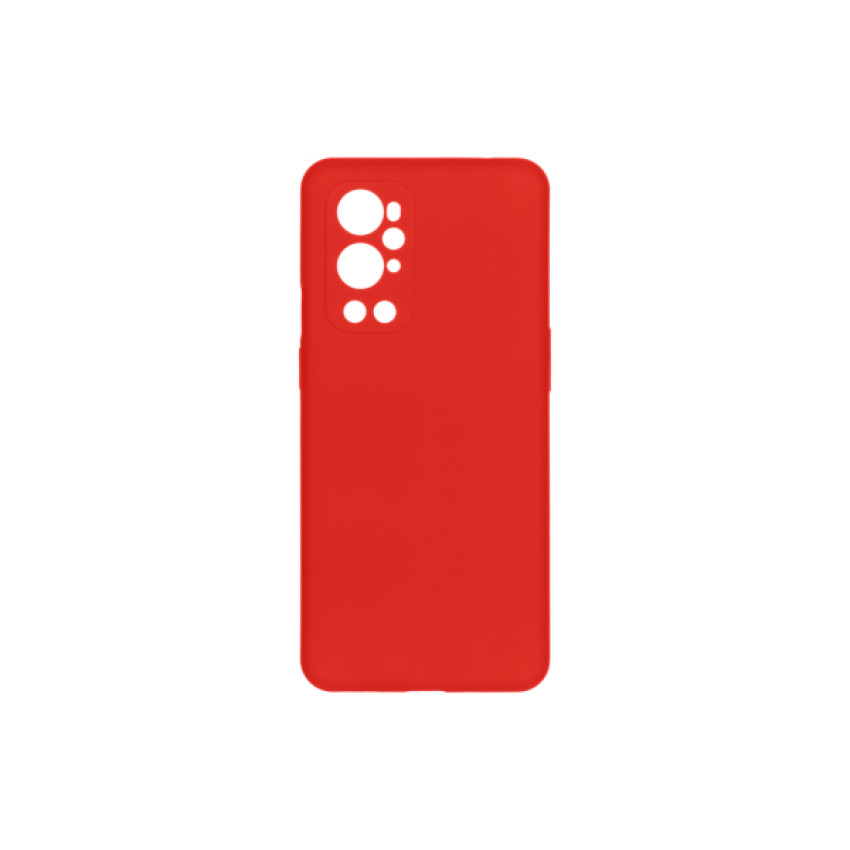 Θήκη Πλάτης Σιλικόνης Soft για Oneplus 9 Pro - Χρώμα: Κόκκινο