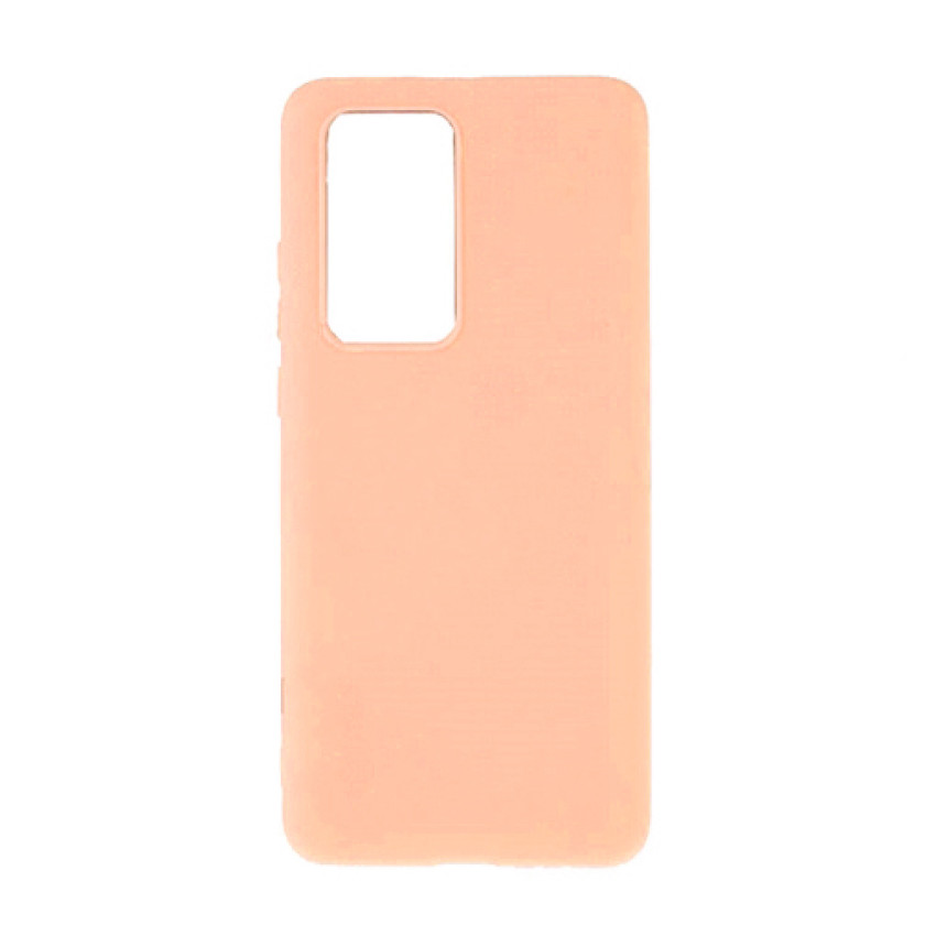Θήκη Πλάτης Σιλικόνης Απλή για Huawei P40 Pro - Χρώμα: Απαλό Ροζ