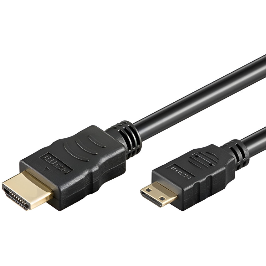 Καλώδιο HDMI Male σε Mini HDMI Male 1.5m - Χρώμα: Μαύρο