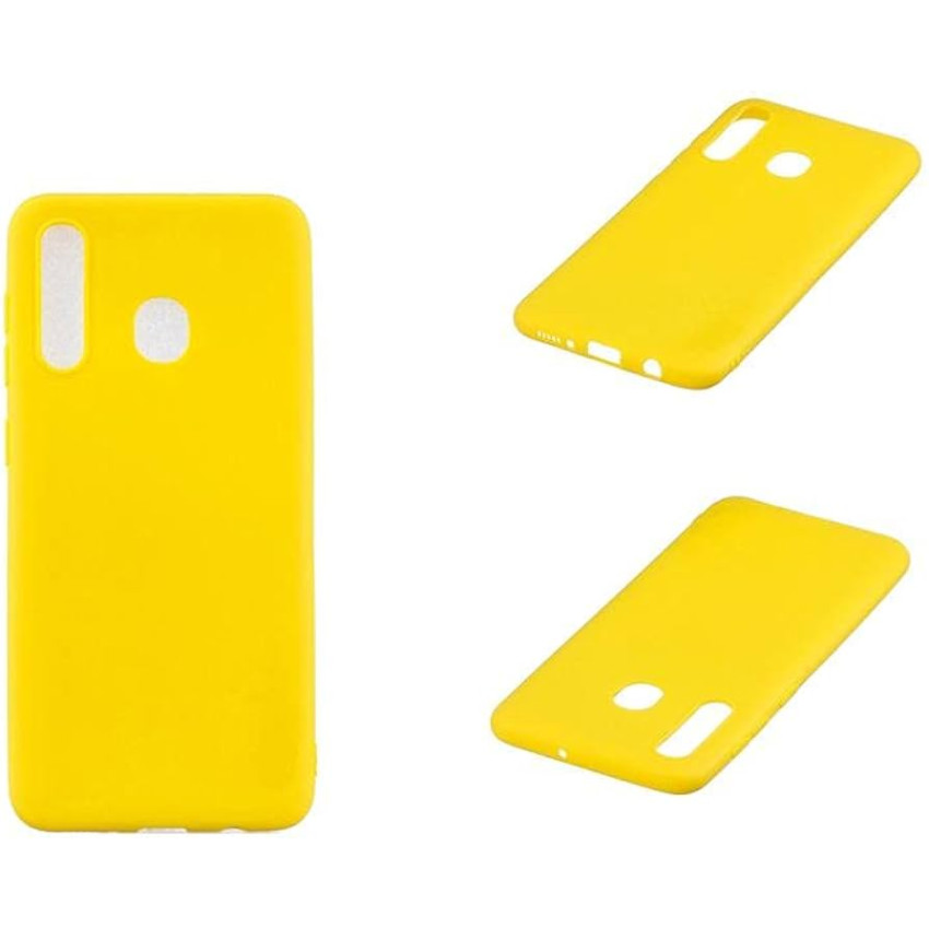 Θήκη Πλάτης Σιλικόνης Απλή για Samsung Galaxy M30 - Χρώμα: Κόκκινο