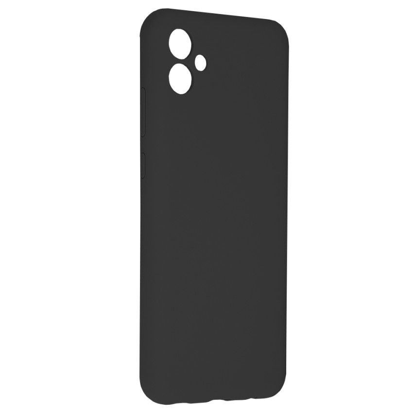 Θήκη Πλάτης Σιλικόνης Soft για Samsung Galaxy A04 - Χρώμα: Μαύρο 