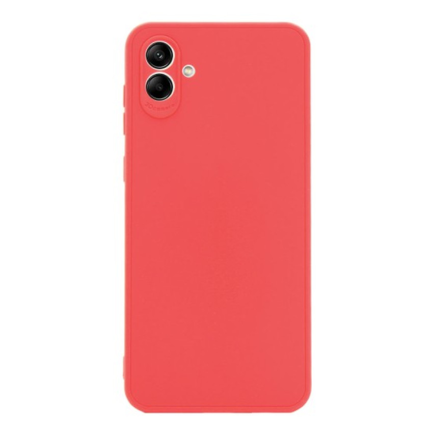 Θήκη Πλάτης Σιλικόνης Soft για Samsung Galaxy A04E - Χρώμα: Κόκκινο