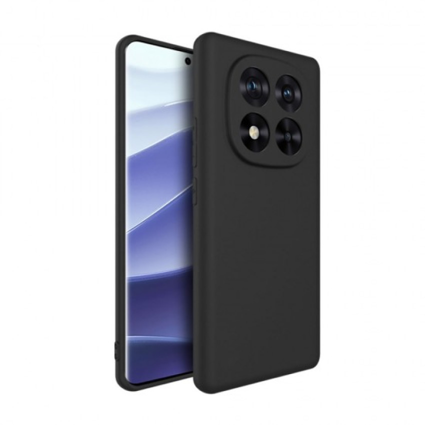 Θήκη Πλάτης Σιλικόνης Soft για Xiaomi Poco X7 - Χρώμα: Μαύρο