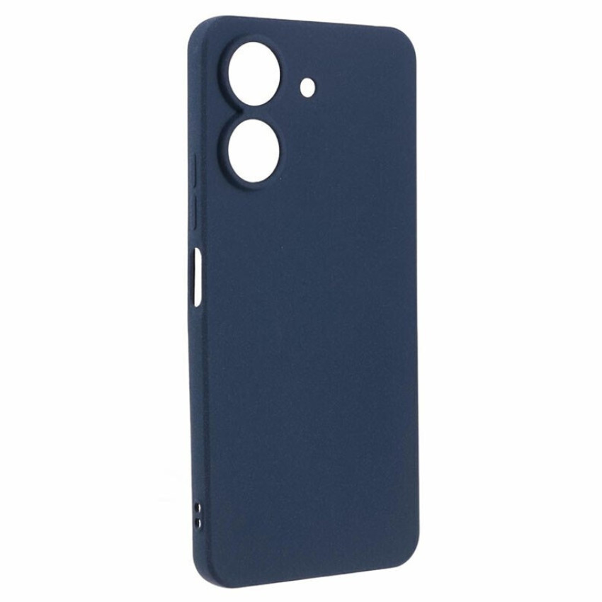 Θήκη Πλάτης Σιλικόνης Soft για Xiaomi Redmi 13C - Χρώμα: Σκούρο Μπλε
