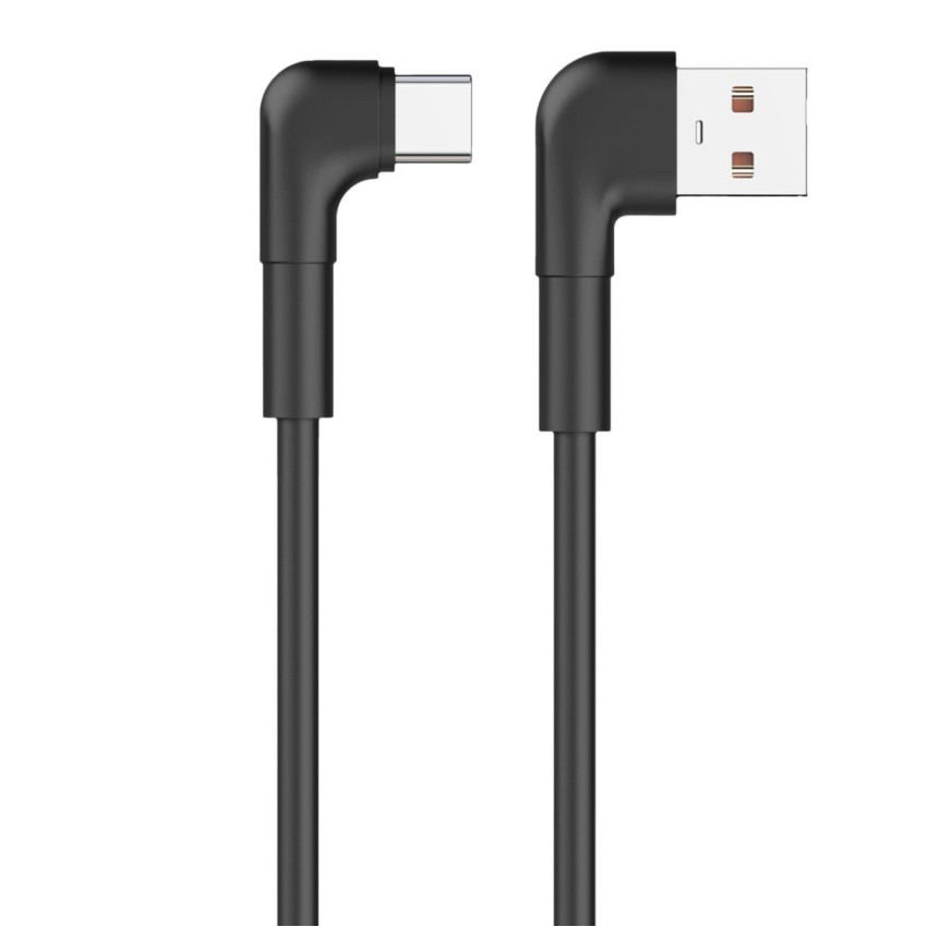 MaXlife MXUC-09 Καλώδιο Φόρτισης & Μεταφοράς Δεδομένων USB-A σε Type-C 2A 2m - Χρώμα: Μαύρο