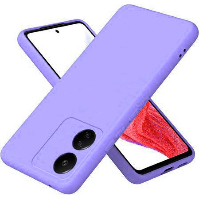Θήκη Πλάτης Σιλικόνης Soft για Oppo Reno8T 4G - Χρώμα: Λιλά