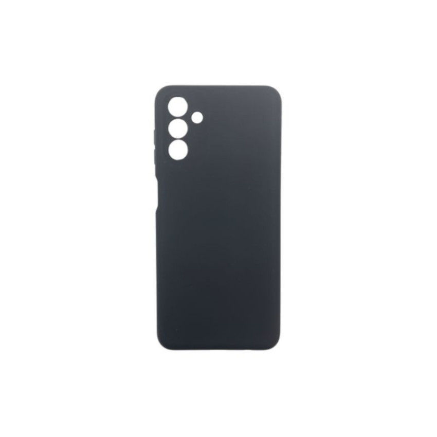 Θήκη Πλάτης Σιλικόνης Soft για Samsung Galaxy A04S - Χρώμα: Μαύρο