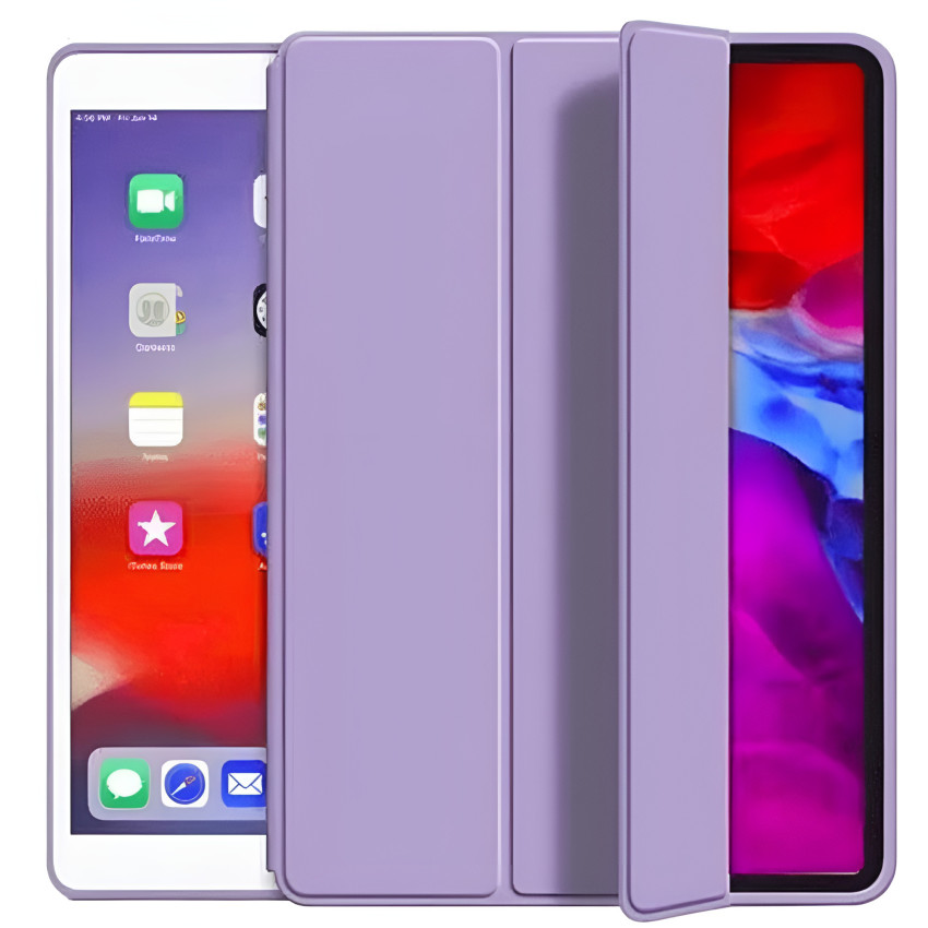 Θήκη Slim Smart Tri Fold New Design για iPad 10.9'' (2022) - Χρώμα: Μωβ