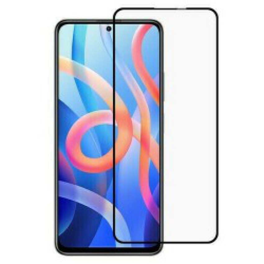 Full Cover Full Glue Tζαμάκι Προστασίας Οθόνης για Xiaomi Poco X5 - Χρώμα: Μαύρο