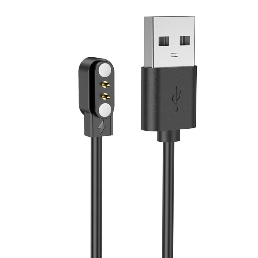 Hoco Καλώδιο Φόρτισης USB για Y17 Smart Sports Watch - Χρώμα: Μαύρο