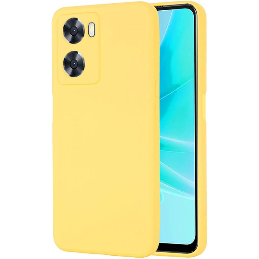 Θήκη Πλάτης Σιλικόνης Soft για Oppo A57/A57S - Χρώμα: Κίτρινο