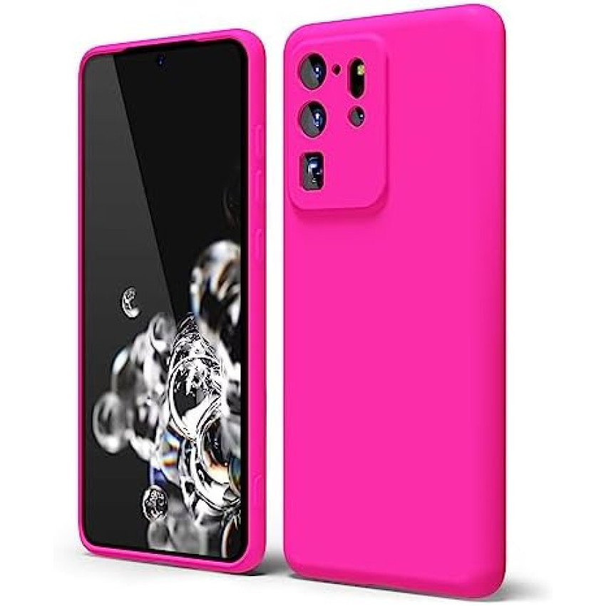 Θήκη Πλάτης Σιλικόνης Soft για Samsung Galaxy S20 Ultra - Χρώμα: Φούξια