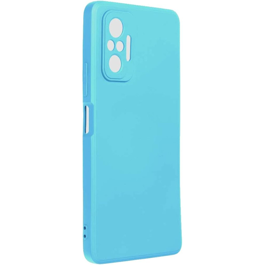 Θήκη Πλάτης Σιλικόνης Soft για Xiaomi Redmi Note 10 Pro 4G - Χρώμα: Γαλάζιο