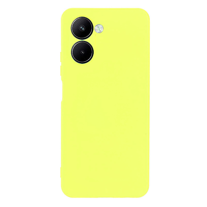 Θήκη Πλάτης Σιλικόνης Soft για Realme C33 - Χρώμα: Κίτρινο