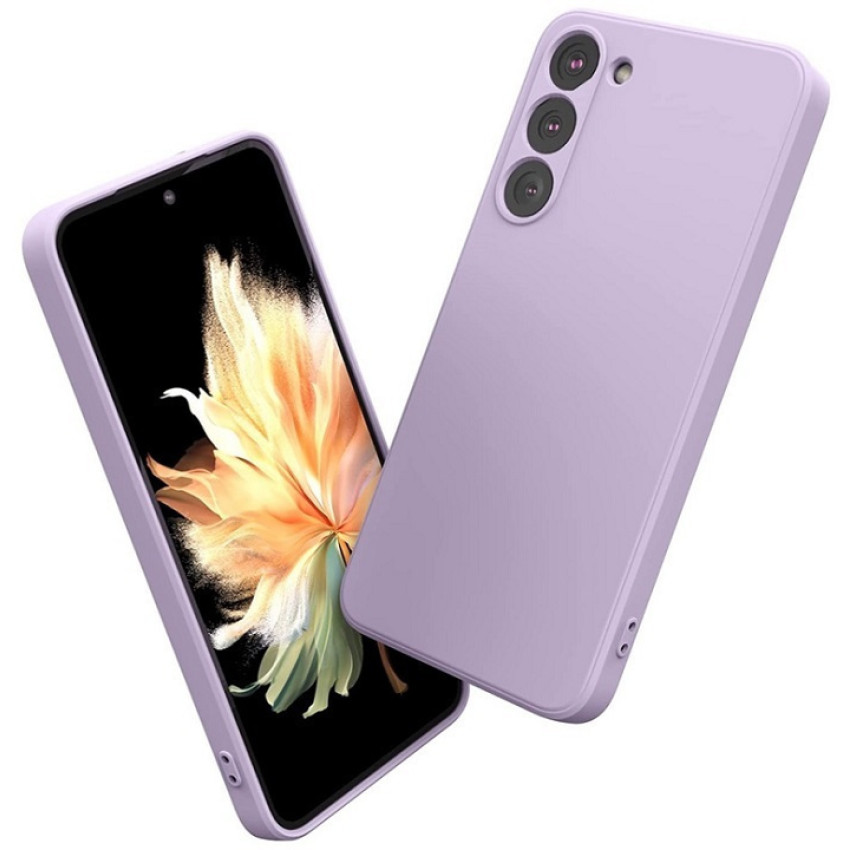 Θήκη Πλάτης Σιλικόνης Soft για Samsung Galaxy S24 - Χρώμα: Λιλά