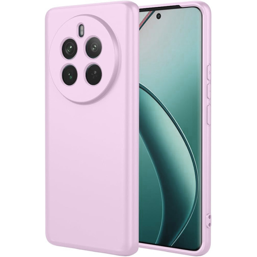 Θήκη Πλάτης Σιλικόνης Soft για Realme 12 Plus - Χρώμα: Λιλά