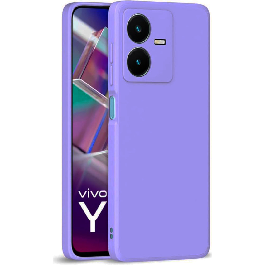 Θήκη Πλάτης Σιλικόνης Soft για Vivo Y22S - Χρώμα: Λιλά