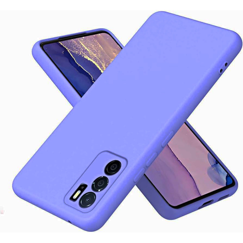 Θήκη Πλάτης Σιλικόνης Soft για Oppo A54S - Χρώμα: Λιλά